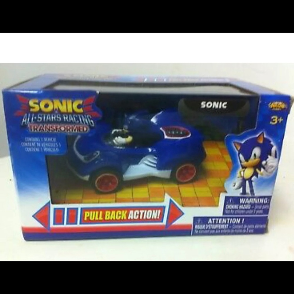 Sonic All Stars Racing Pull Back Action Sonic
